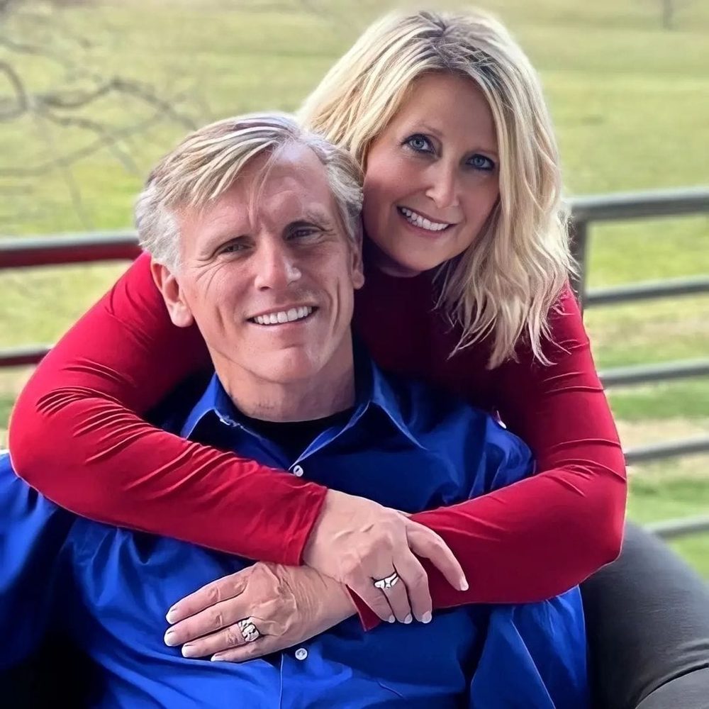 Kevin and Cheryl Crutchfield at the farm